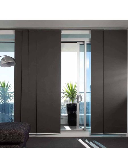 Black and Brown Washed Panel Blind