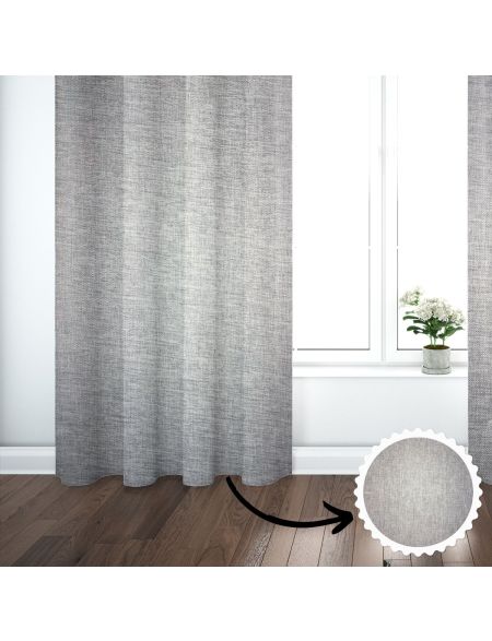 Linus Pearl Grey Curtain