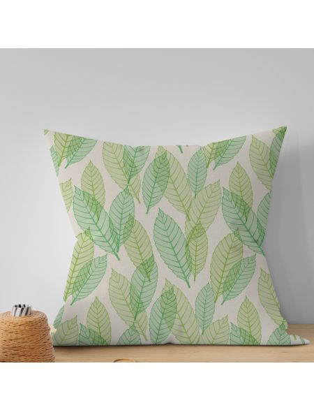 "Seamless leaf pattern" Cushion Cover