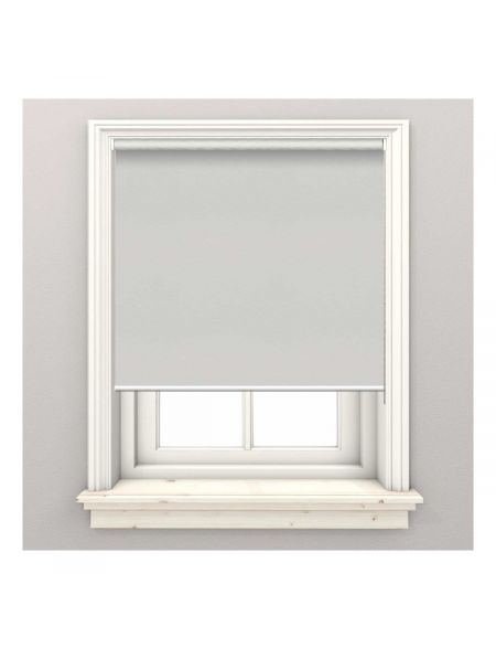 Madeira Light Grey Blackout Roller Blind