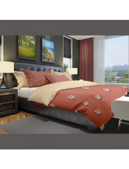 SANDBORG ORANGE DUVET COVER