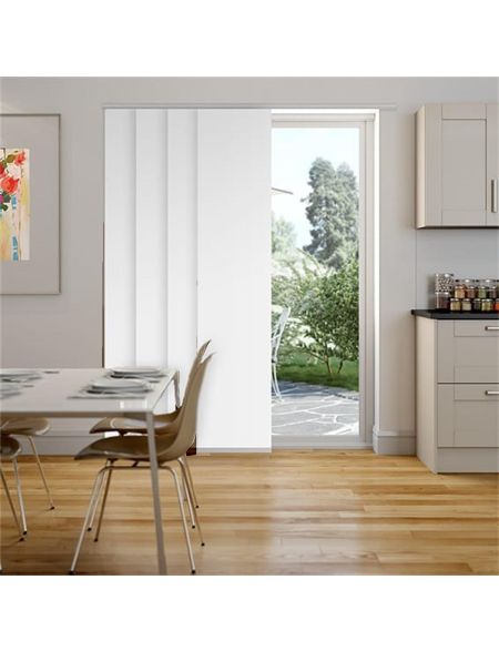 Almond - Panel Blinds Blackout