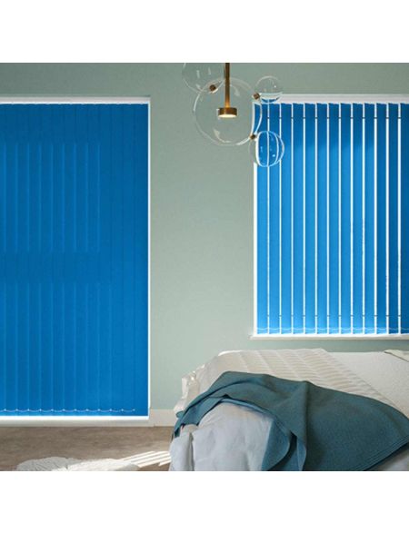 Bright Blue - Vertical Blinds