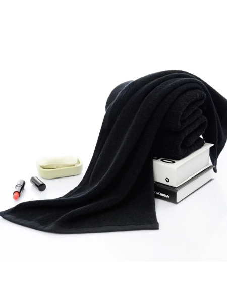 Black Towels-Face Towel 20&quot; X 40&quot;