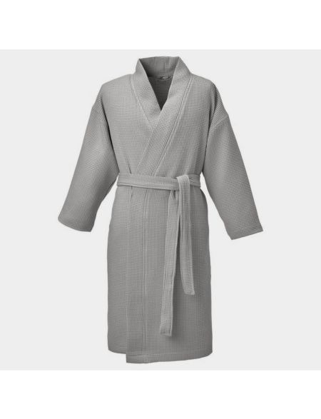 Grey Waffle Bathrobe