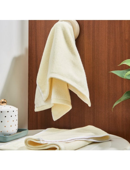 Butter Yellow Towel-Hand Towel 12&quot; X 12&quot;