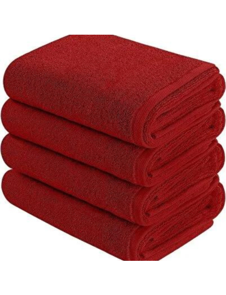 Red Towel-Bath Sheet 36" X 72"