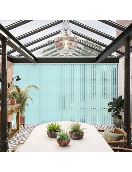Light Blue - Vertical Blinds