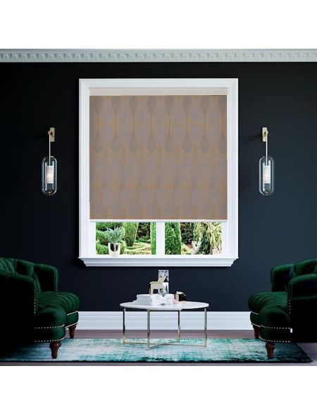 Luna Gold Roller Jacquard Blind