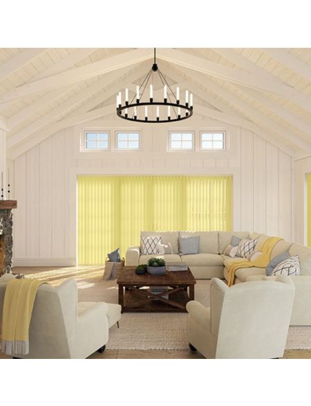 Light Yellow - Vertical Blinds