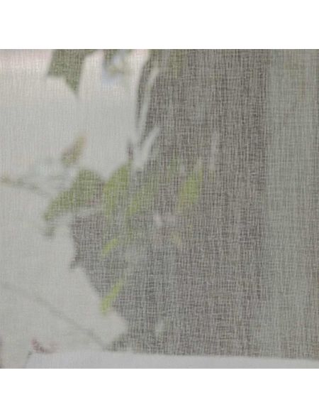 Duck White Misty Voile Sheer Curtains