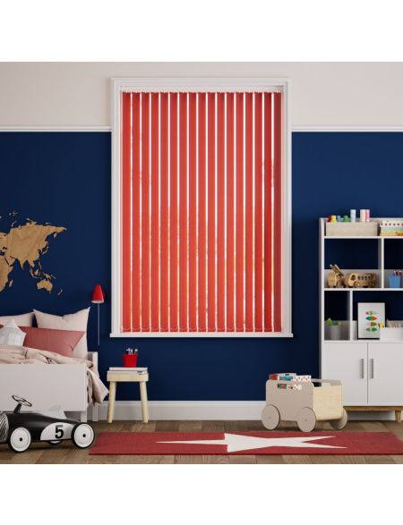 Ruby Red - Vertical blinds