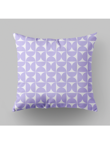 Lavender Retro Vibes Cushion Cover