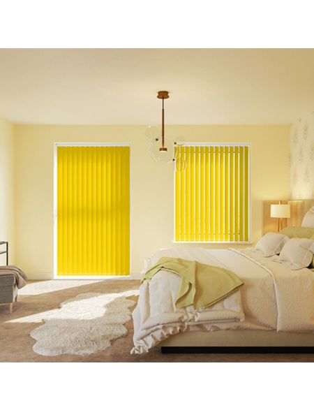Bright Yellow - Vertical Blinds