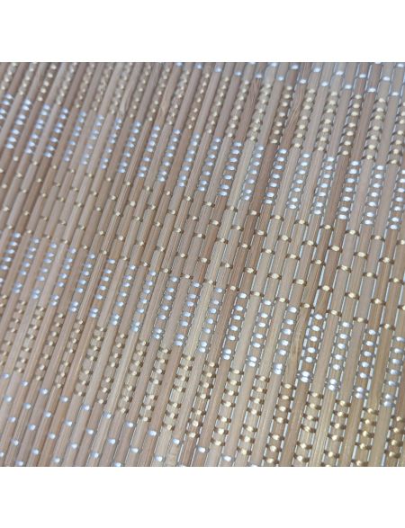 Natural Matchstick with Silver and Golden Thread