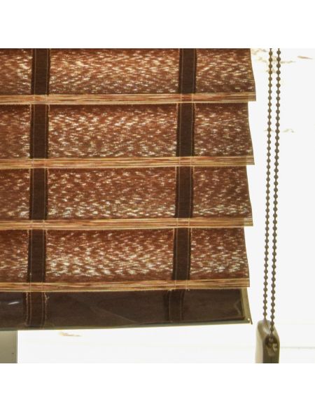 Coconut Shell Brown Triple Shade Blind 