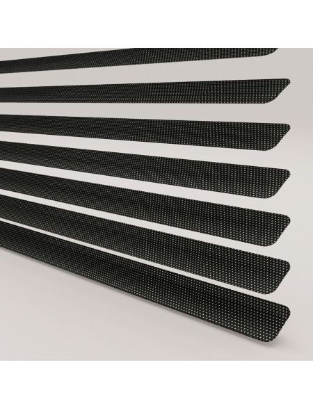 Perforated Black - Venetian Blinds