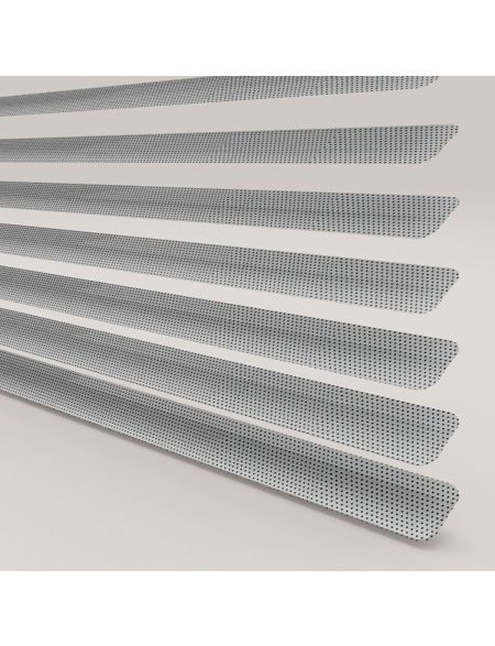 Perforated Silver - Venetian Blinds