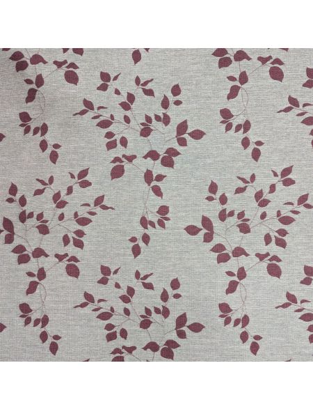 Red and Grey Leaf Roller Jacquard Blinds