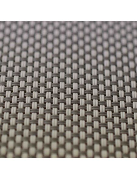 White Cane - Screen Fabric Panel Blinds