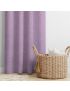 Violet Faux Linen Curtains