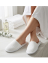 Waffle Fabric Bath slippers