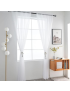 Plain White voile Sheers Curtains