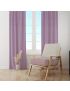 Violet Faux Linen Curtains