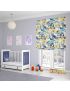Dragon Fly Tapestry With Floral Design Roman Blinds