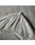 Classic-Grey Strip Fitted Sheet