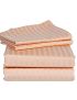 Classic-Orange Strip Fitted Sheet