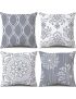 Nordic Grey Designer Cushion Covers