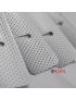Perforated Silver-Venetian Blinds